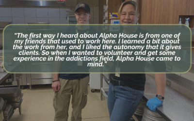 Inside Scoop – Volunteering at Alpha House